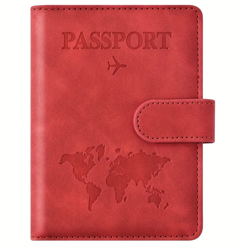Passport Holder, Passport Cover with Credit Card Slot and Boarding Pass Slot Combo, Passport Wallet Case Book Travel Must Have,