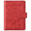 Passport Holder, Passport Cover with Credit Card Slot and Boarding Pass Slot Combo, Passport Wallet Case Book Travel Must Have,