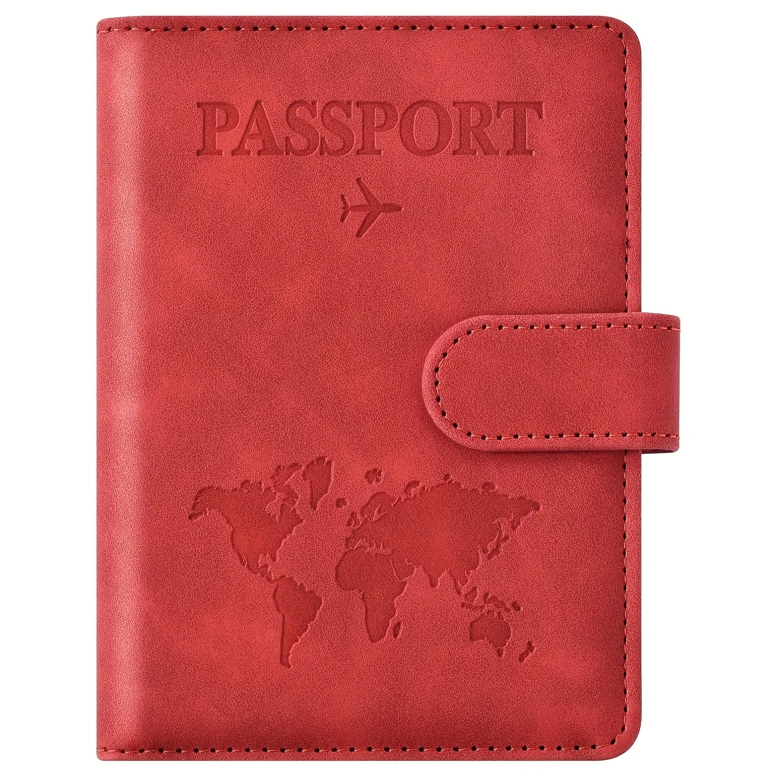 Passport Holder, Passport Cover with Credit Card Slot and Boarding Pass Slot Combo, Passport Wallet Case Book Travel Must Have,
