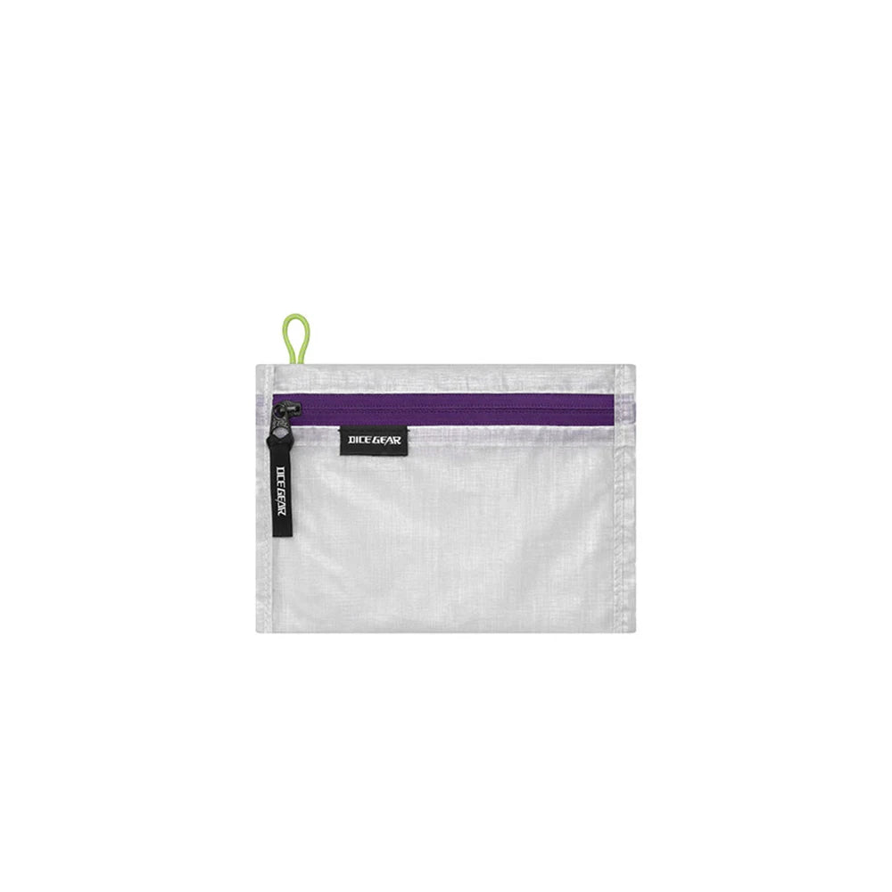Ultralight DCF Dyneema Storage Pouch Waterproof Zipper Bag Lightweight Camping Hiking Travel Wallet Passport Card Holder Case