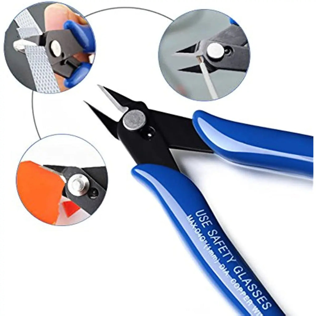 1/2 Pcs Universal Diagonal Pliers Electrical Wire Cable Cutters Side Snips Flush Pliers Carbon Steel Pliers Nipper Hand Tools