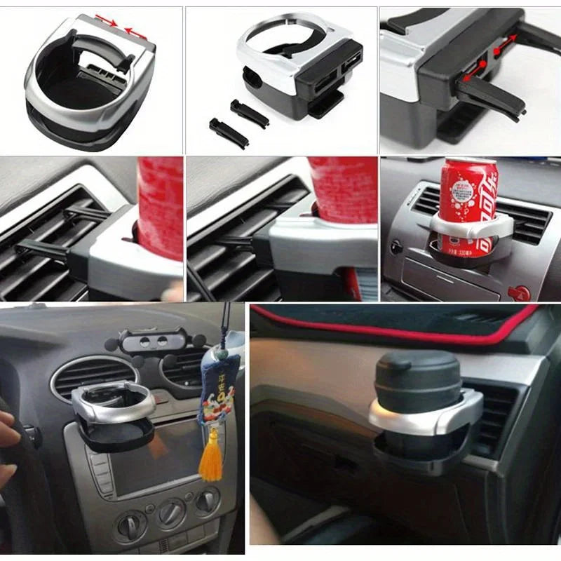 Car Drink Holders Universal Car Water Cup Holders Car Accessories Truck Car Air Outlet Beverage Rack Door Mount Bottle Stands