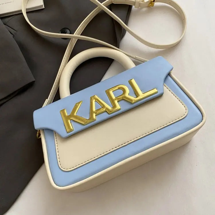 Solid Color Diaper Bag Letter Logo High End Minimalist Trendy Tote Bag For Women Shoulder Bag Large Capacity
