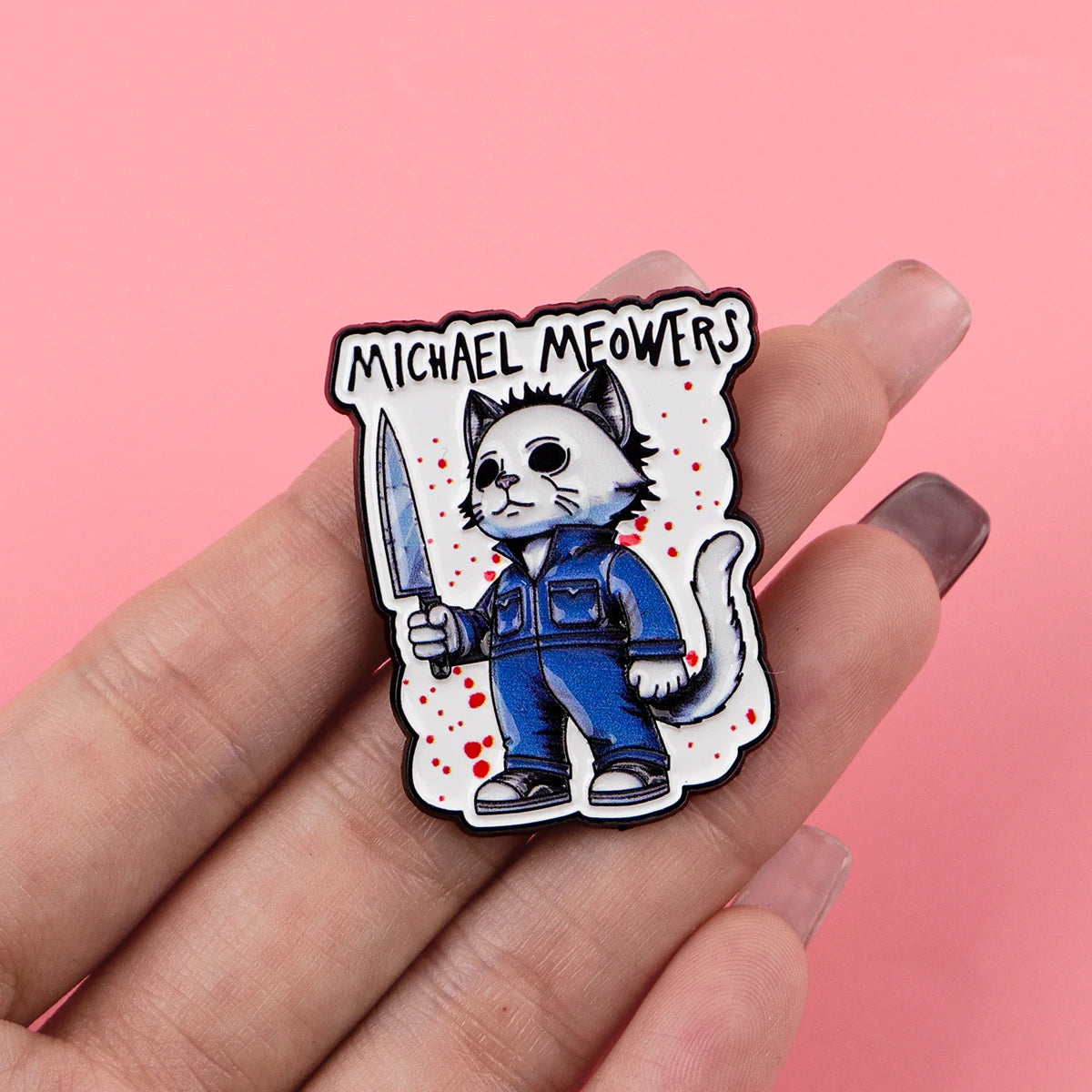 Iced Coffee Quotes Enamel Pin Cartoon Cat Brooches For Women Collar Lapel Pin Dog Badges Party Gifts Clothing Accessories