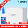 LOOLIFL 406 Instant Glue, Cyanoacrylate, Super Glue, 5 seconds fast drying, for toys crafts shoes paper fast repair,1-3pcs，20ml