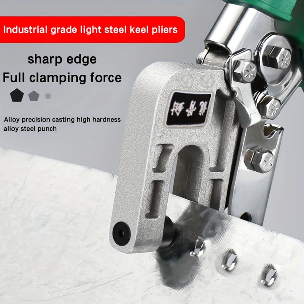 1pc keel pliers light steel keel rivet-free pliers one-handed professional ceiling drilling pliers multi-functional special tool