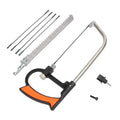 Mini 8 IN 1 Multi Purpose Magic Handsaw Hacksaw Set for Woodworking DIY Yellow,Sharp Durability Portable Handmade/Household