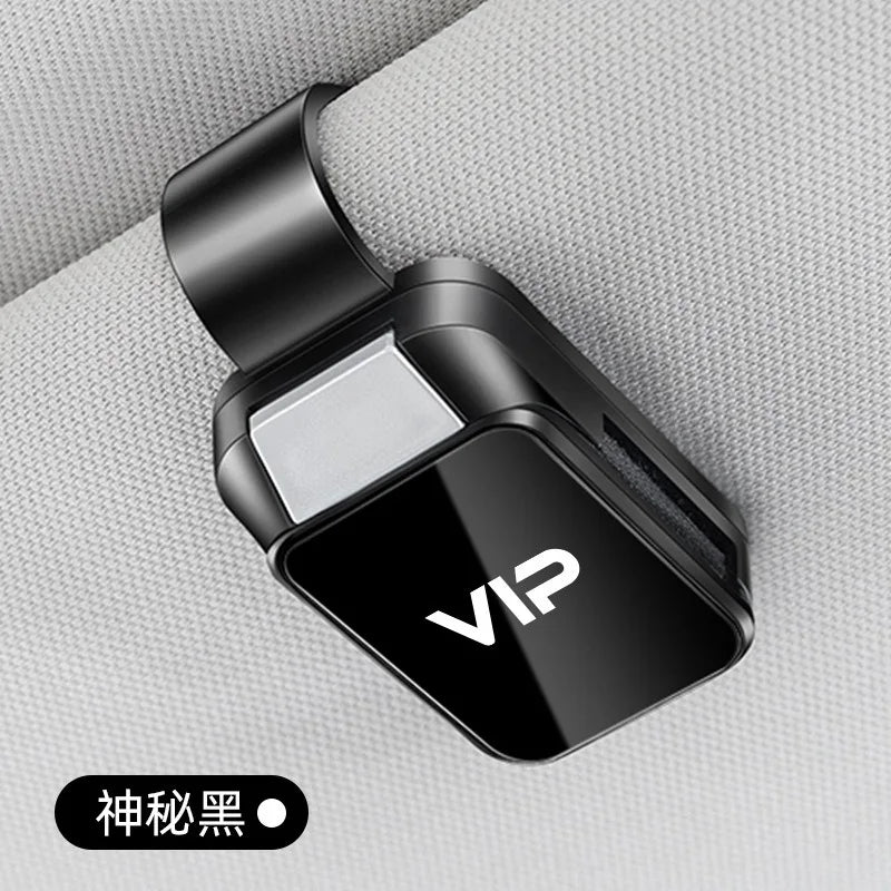 Car-Mounted Eyeglass Holder Multi-Functional Sunshade Board Storage Clip Sunglasses Frame Interior Decoration Accessories