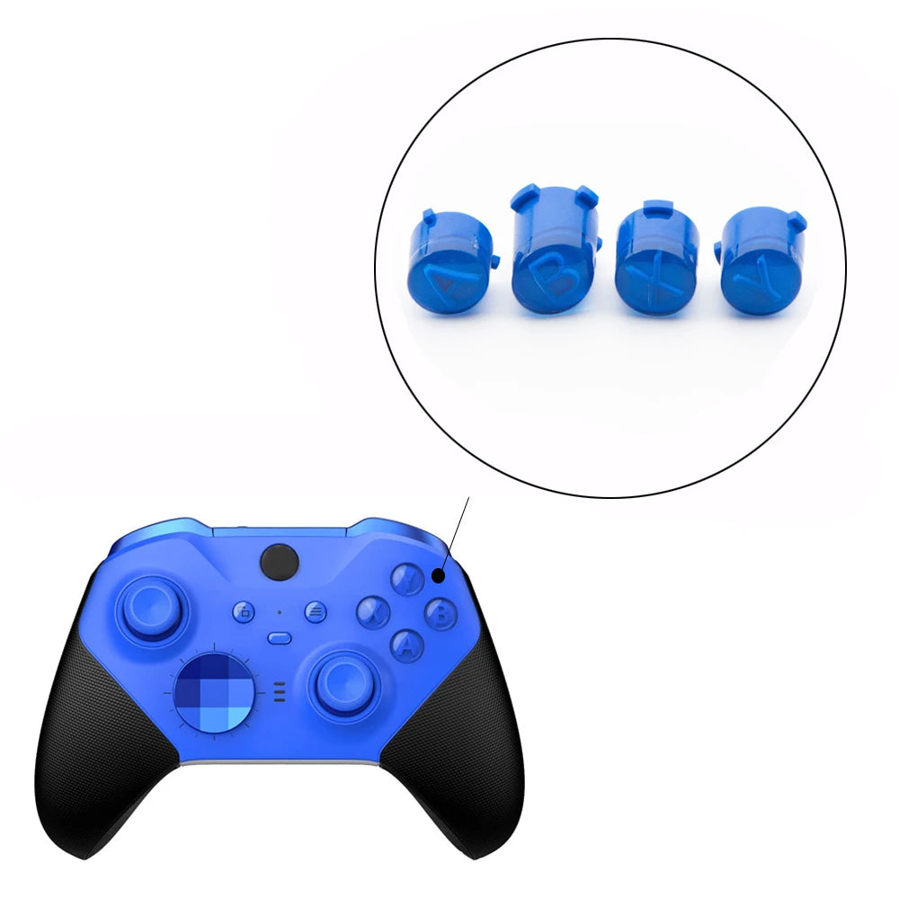 FOR Xbox One Slim/Elite/Xbox Series X/S Wireless Controller Replacement ABXY Start Back Sync Button Kit View Menu Share Button
