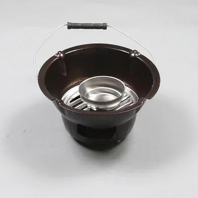 Japanese Style Charcoal Barbecue Grill Thickening Small Stove Home Outdoor Mini BBQ Mud Roast Meat Charbroiler Tool