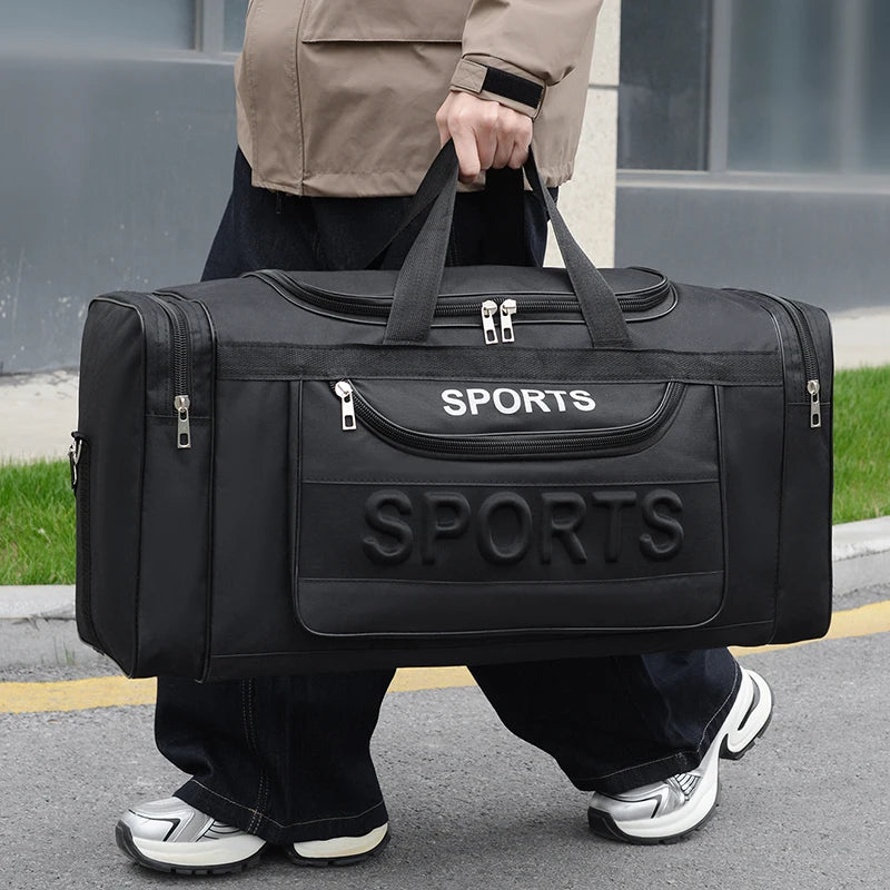 Ultralarge Capacity Travel Bag Luggage Handbag Fitness Bag Single Shoulder Bag for Sports And Fitness Accessories