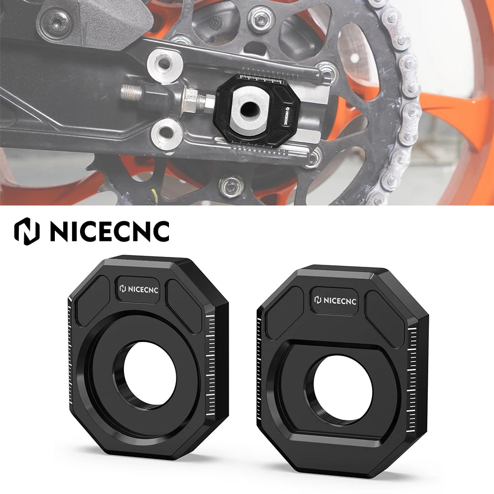 For KTM 390 Adventure R X Enduro R SMCR 2025 250 390 Duke 2024-2025 Rear Chain Tension Adjuster Kit Axle Block 9631098304404A