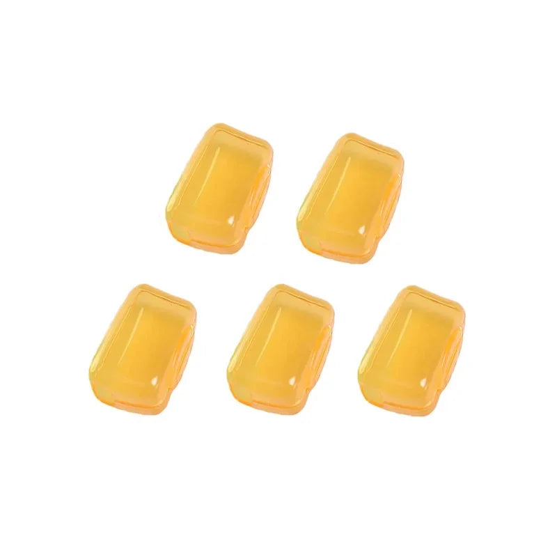 5pcs Portable Toothbrush Head Protector Hygienic Dust-Proof Cover Travel Case for Brush Head Storage Travel Toothbrush Case