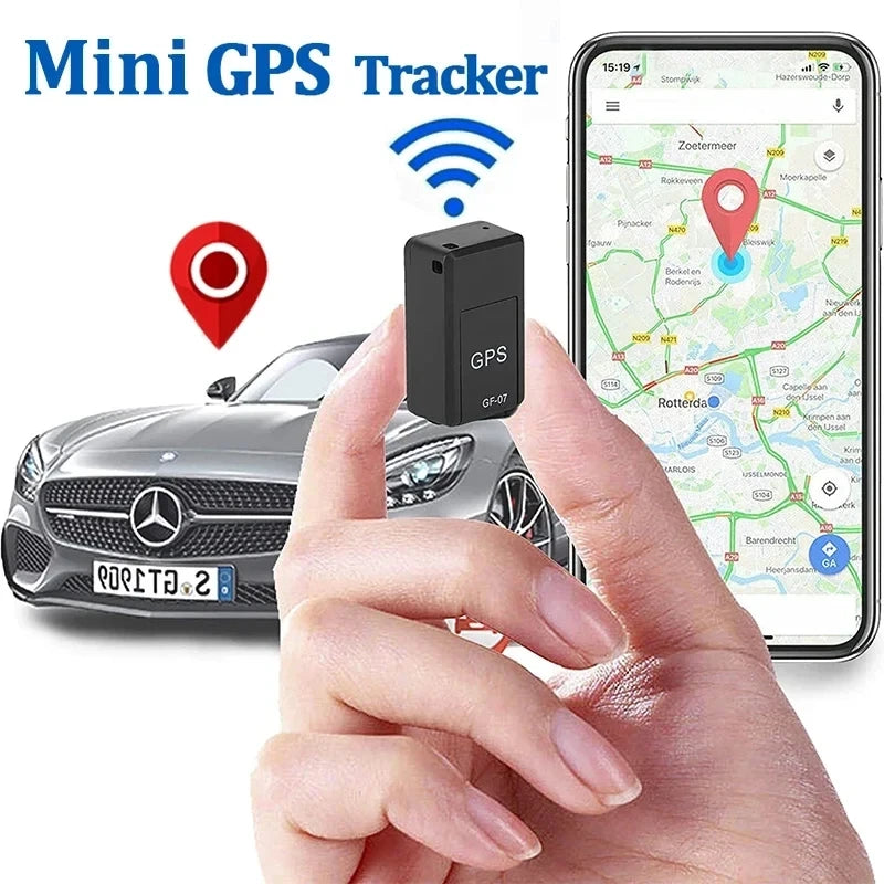 Mini GF07 GPS Car Tracker Real Time Tracking Anti-Theft Anti-lost Key Pet Locator Strong Magnetic Mount SIM Message Positioner