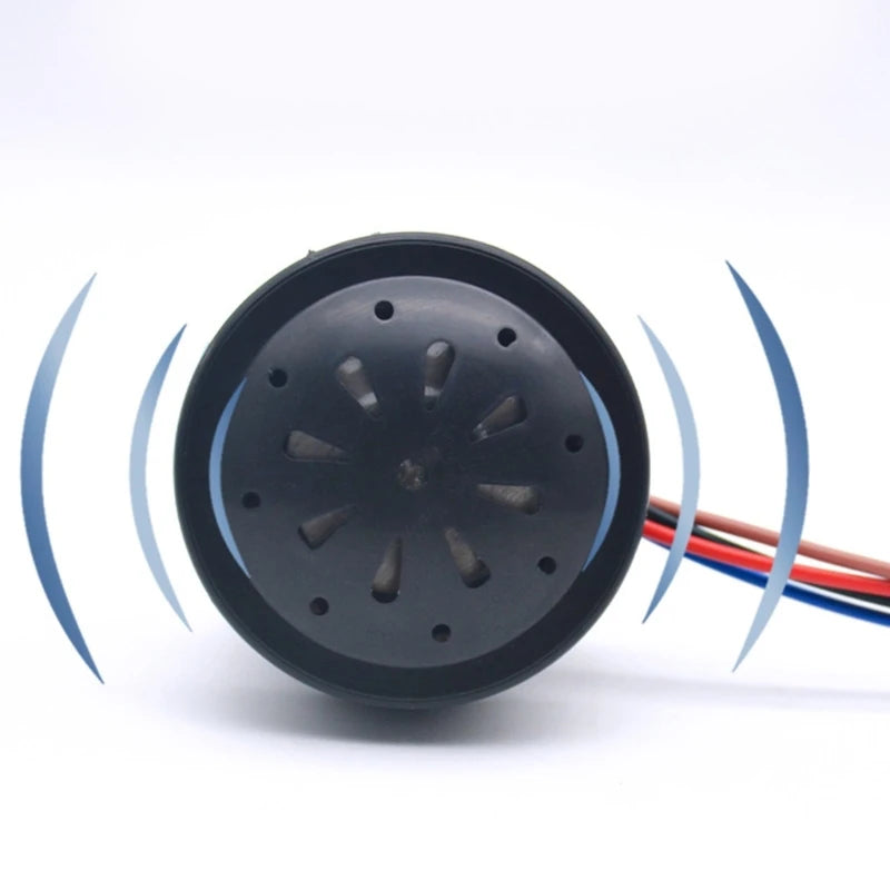 2 in 1 Bike SUV Horn Electric Horn LED 48/60V Universal Electric Motorcycle Horn Motorbike Replacement Electric Horn Car H9EE