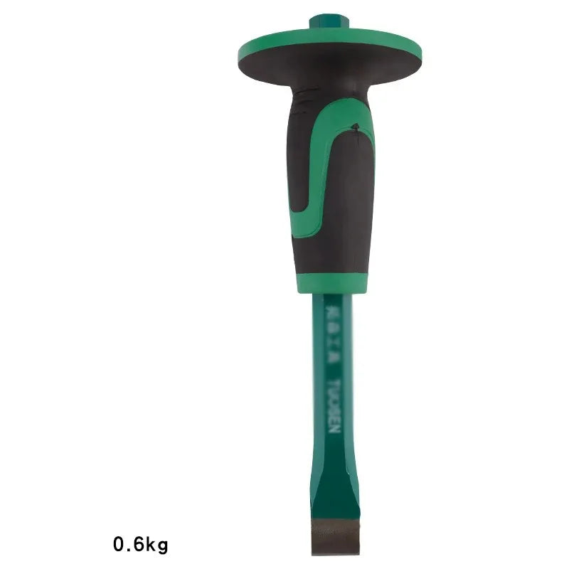 Stone chisel 250/300 long steel chisel chopper with rubber sleeve flat head flat chisel masonry chisel