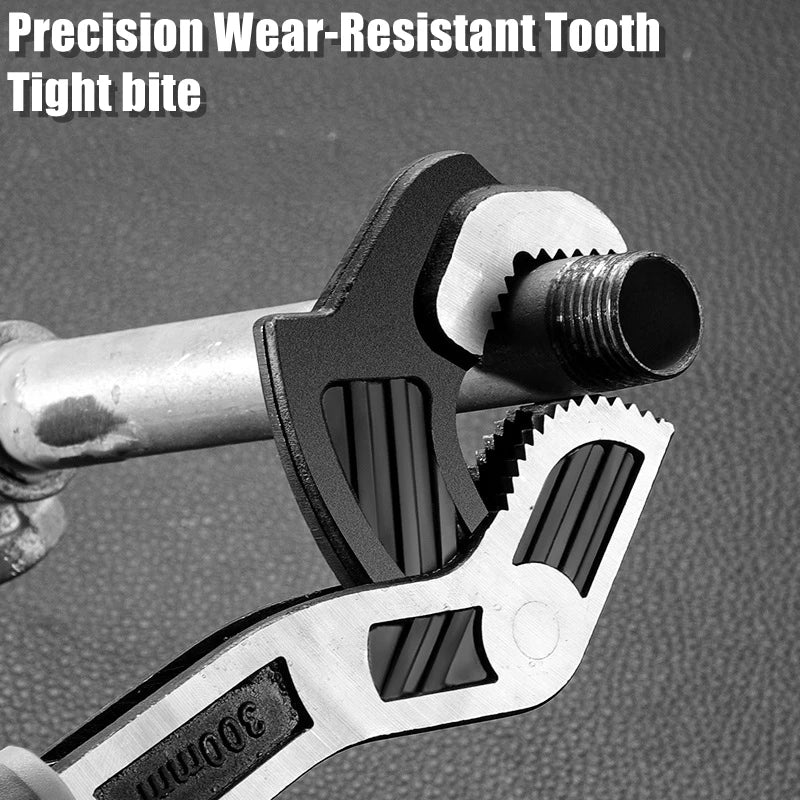 6/8/10/12 inch CR-V Steel Wrench Multifunctional Self-locking Pipe Wrench Hand Manual Tool Adjustable Wrench Car Repair Tools