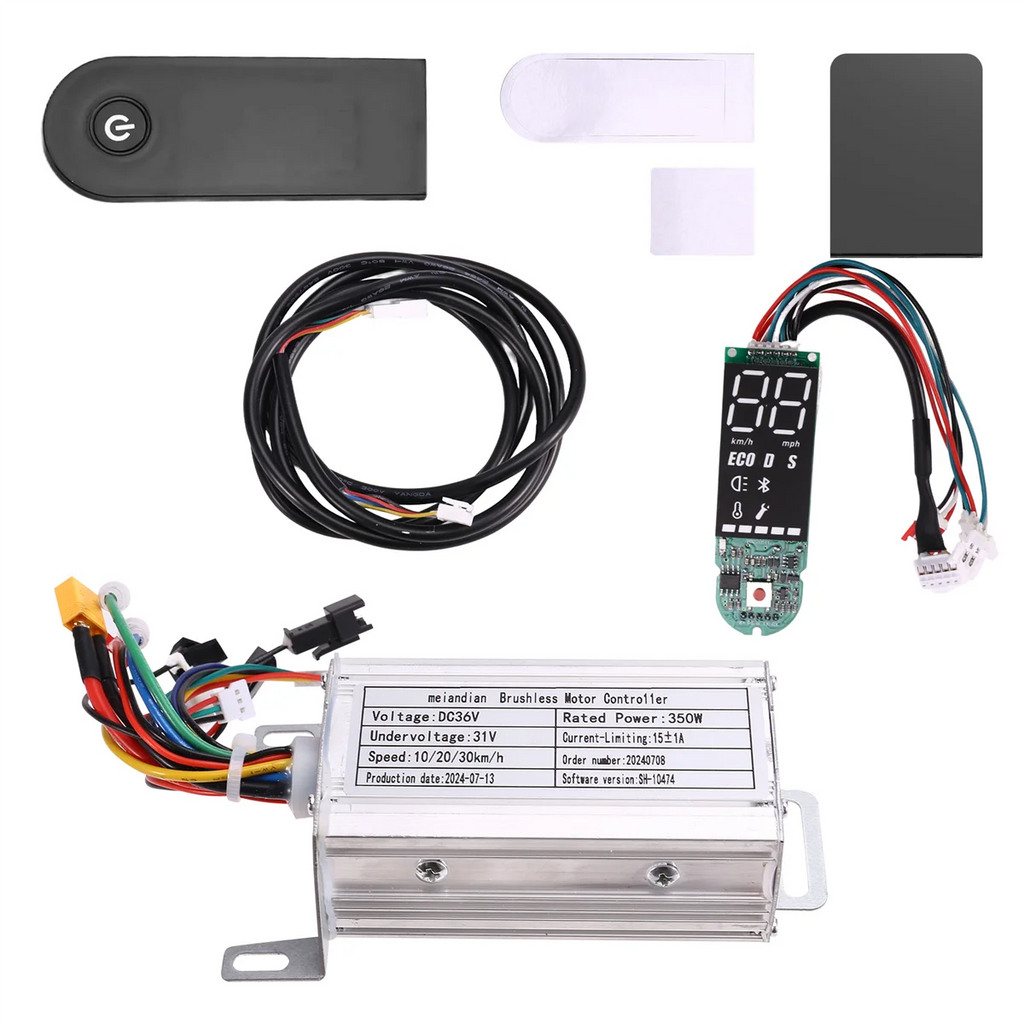 Durable 36V 350W Brushless Controller+Bluetooth Meter+Extension Cord Kit for Xiaomi M365/M365 Pro Electric Scooter