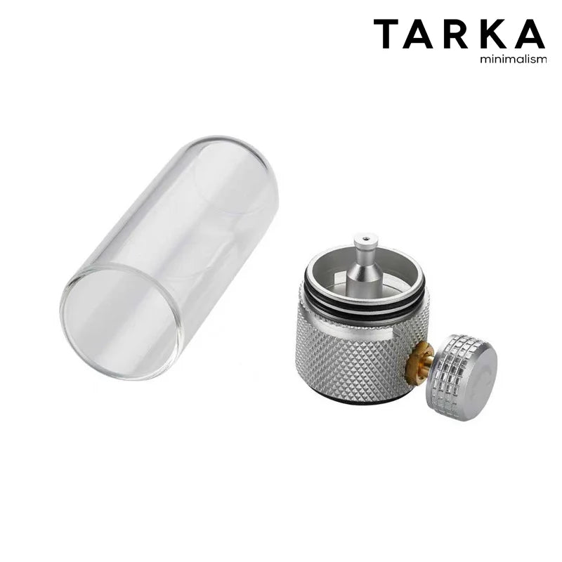 Candlestick-Style Metal Gas Lantern Coreless Vapor Lamp for Ambient Camping Tent Lighting Canopy Outdoor Portable Light