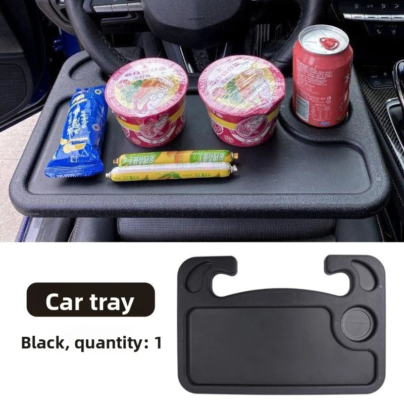 Universal Car Table Steering Wheel Eat Work Cart Drink Coffee Holder Tray Laptop Computer Desk Stand Seat Table Trim Accessories