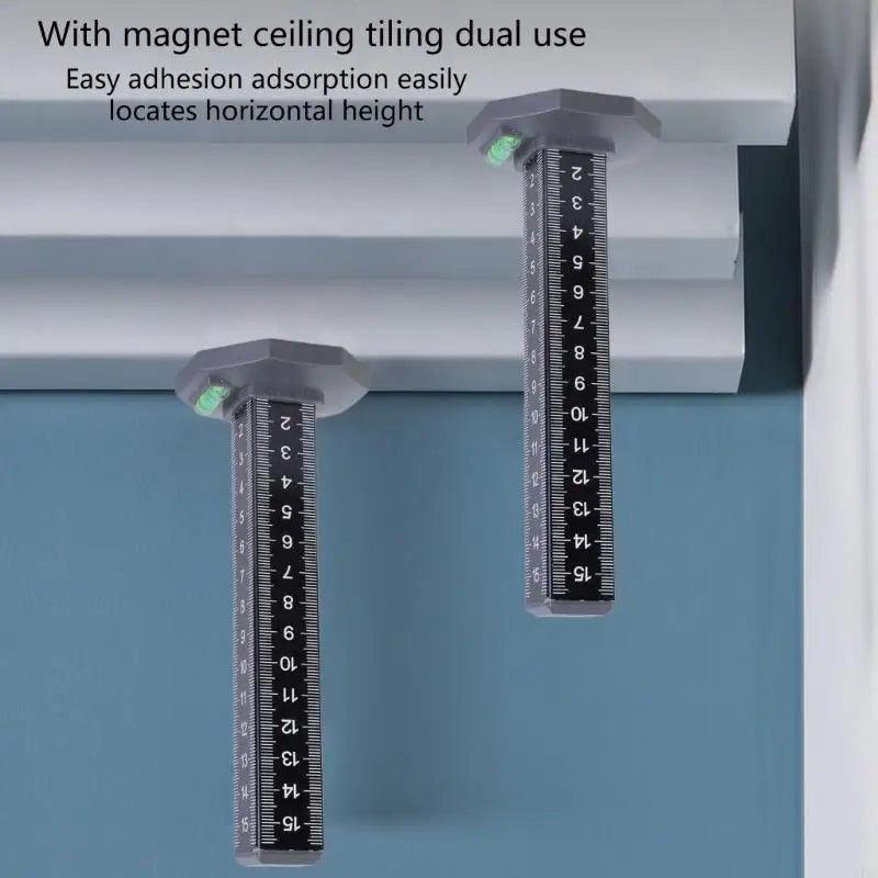 Double Side Scale Contouring Ruler for Ceramic Tile Positioning Leveling Antidrop Designing Stable Floor Tile Alignment Y4QC