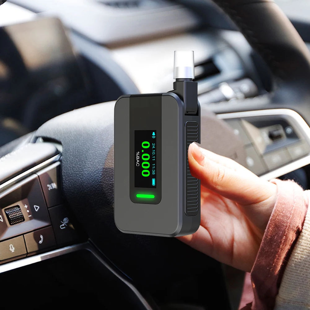 Electrochemical  Tester Blowing Drunk Driving  Tester Professional Breath  Tester for Outdoors Expressway