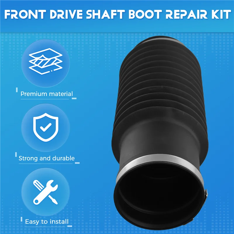 A42M-Car Front Drive Shaft Boot Repair Kit With Clamps 68229211AA For Jeep Wrangler 2007-2018