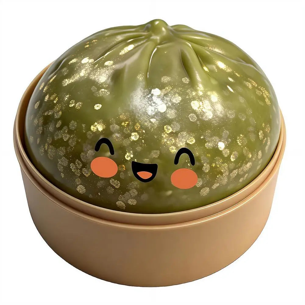 10Cm Simulation Flash Dumpling Pressure Ball Stress Relief Reusable Low Rebound Decompression Toys Children Adults Birthday Gift