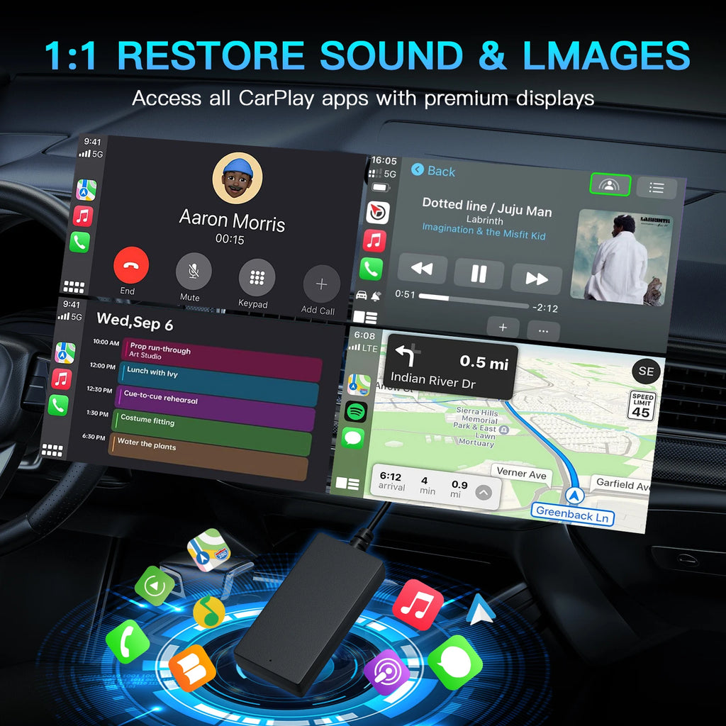 Carbitlink Smartlink Phonelink Easy connect to Wireless CarPlay Android Auto Smart Box car play Hongqi Baic Jetour Geely Chery