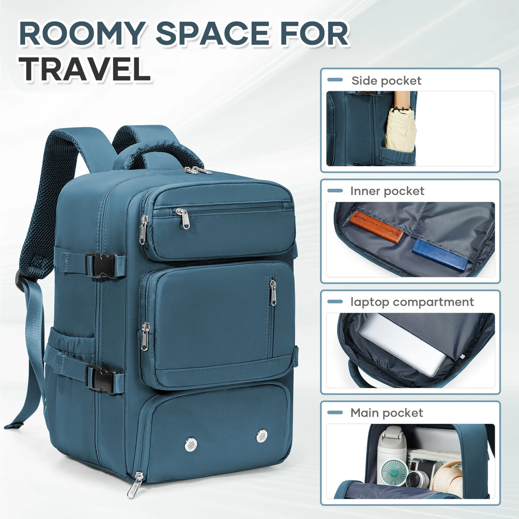 Ryanair Cabin Bag 40x30x20,  Travel Backpack For Women Men Business Laptop Bag, Hand Luggage Backpack Cabin Fly Bag, College Bag