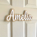 [2D Plane]1pc customized personalized signs, apartment number signs, nursery wall name signs, bedroom name wooden signs
