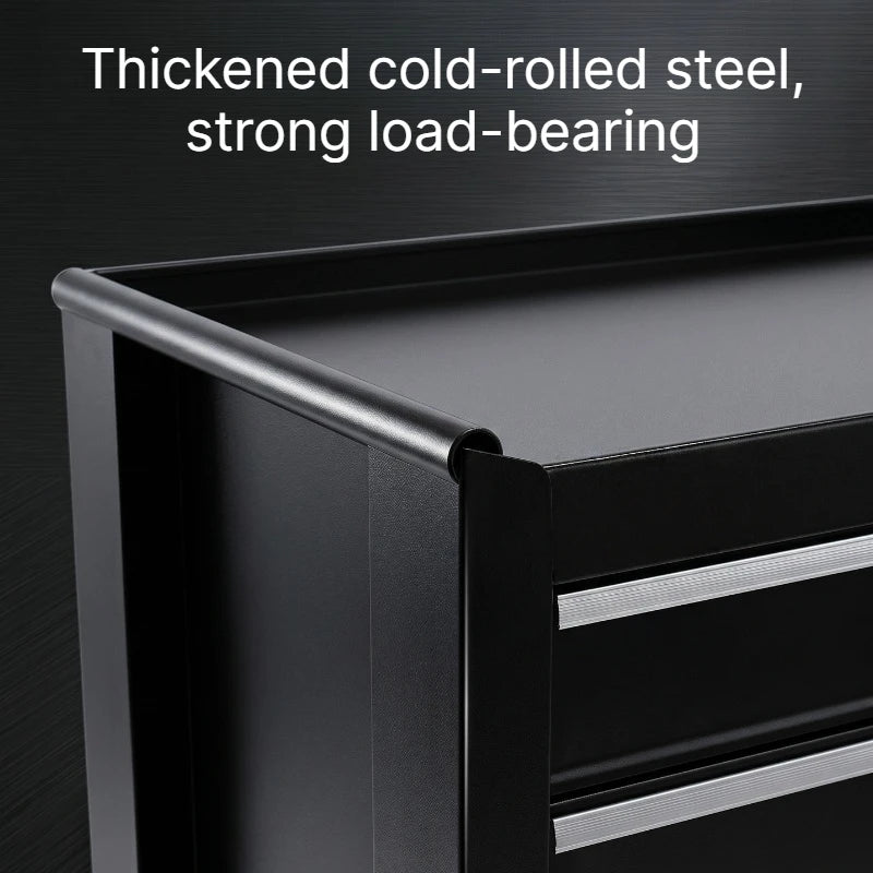 Portable Tool Cabinet Multi Layer Drawer Storage Cart Mobile Silent Wheel Organize Cabinet Auto Repair Workshop Tool Handcart