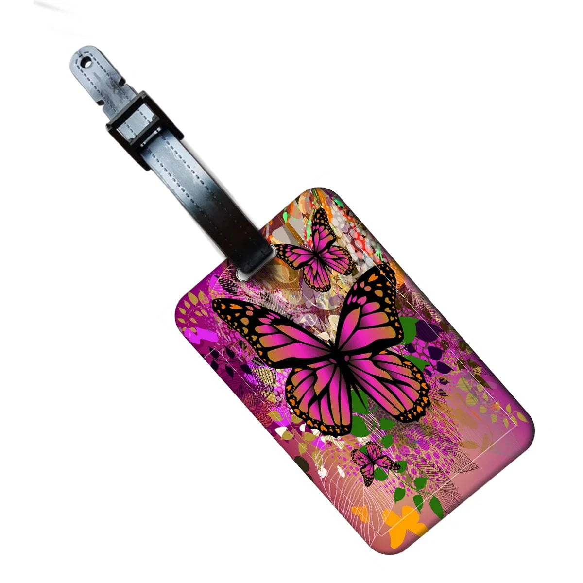 Butterfly Luggage Tags – Fun ID Labels for Suitcases, Backpacks & Travel Bags – Unique Travel Accessories for Teens & Adults