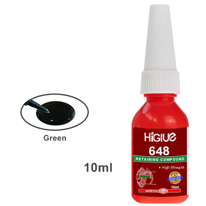 NEW 648 Cylindrical Member Fixing Hold Glue High Strength Cylindrical Bearing Glue Fast Curing Clearance Fixed Adhesive