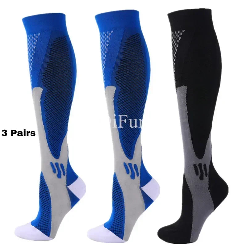 Compression Socks Running Football Sports Medical Nursing Socks for Flight Travel Pregnancy Edema Diabetes Varicose Veins Socks