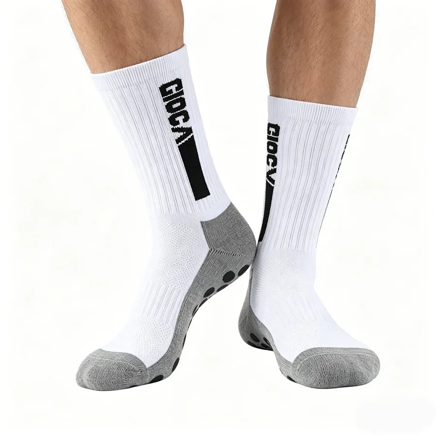 1/5/8/10 Pairs Men Women Unisex Non Slip Grip Soccer Rugby Socks Towel Bottom Breathable Shockproof Athletic Exercise