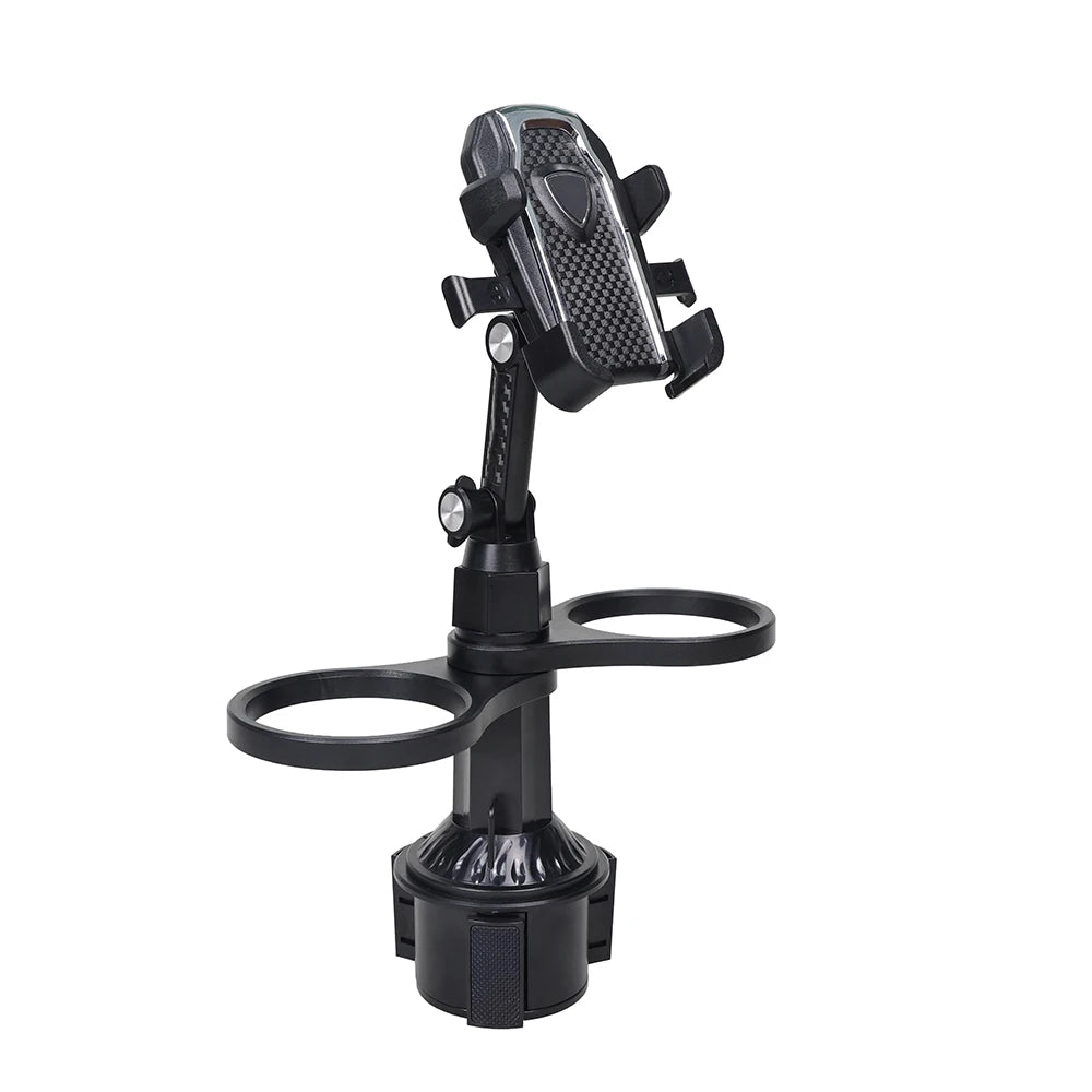 For Universal New 3 in 1 Detachable Car Cup Holder Tray Expandable Food Table 360 Rotating Design Sturdy Base Long Road Trips