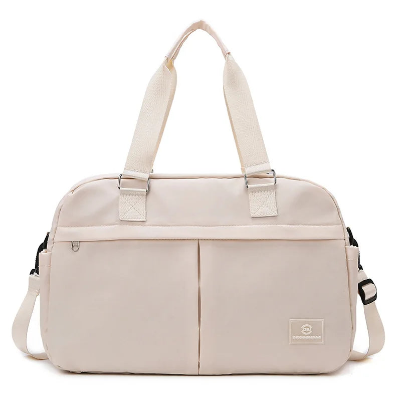 Large Capacity Lightweight Multifunctional Sports Yoga Travel Bag Women's Handheld Fitness Bag Oxford Cloth Breathable Durable