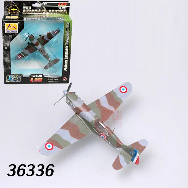 Easymodel 1/72 Scale Finished Military Aircraft Model Fighter Helicopter WWII and Modern Propeller Plane for Collection Display