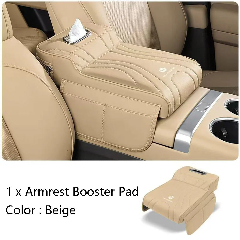 NEW 1PC Car Center Console Armrest Booster Pad Arm Elbow Support For Leapmotor C10 C16 2024 2025 Auto Accessories