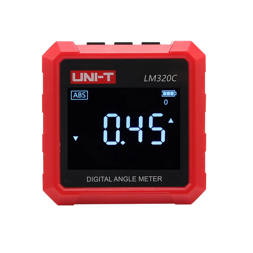 UNI-T LM320C Magnetic Inclinometer Digital Angle Meter Professional Electronic Goniometer with Absolute & Relative Measurement