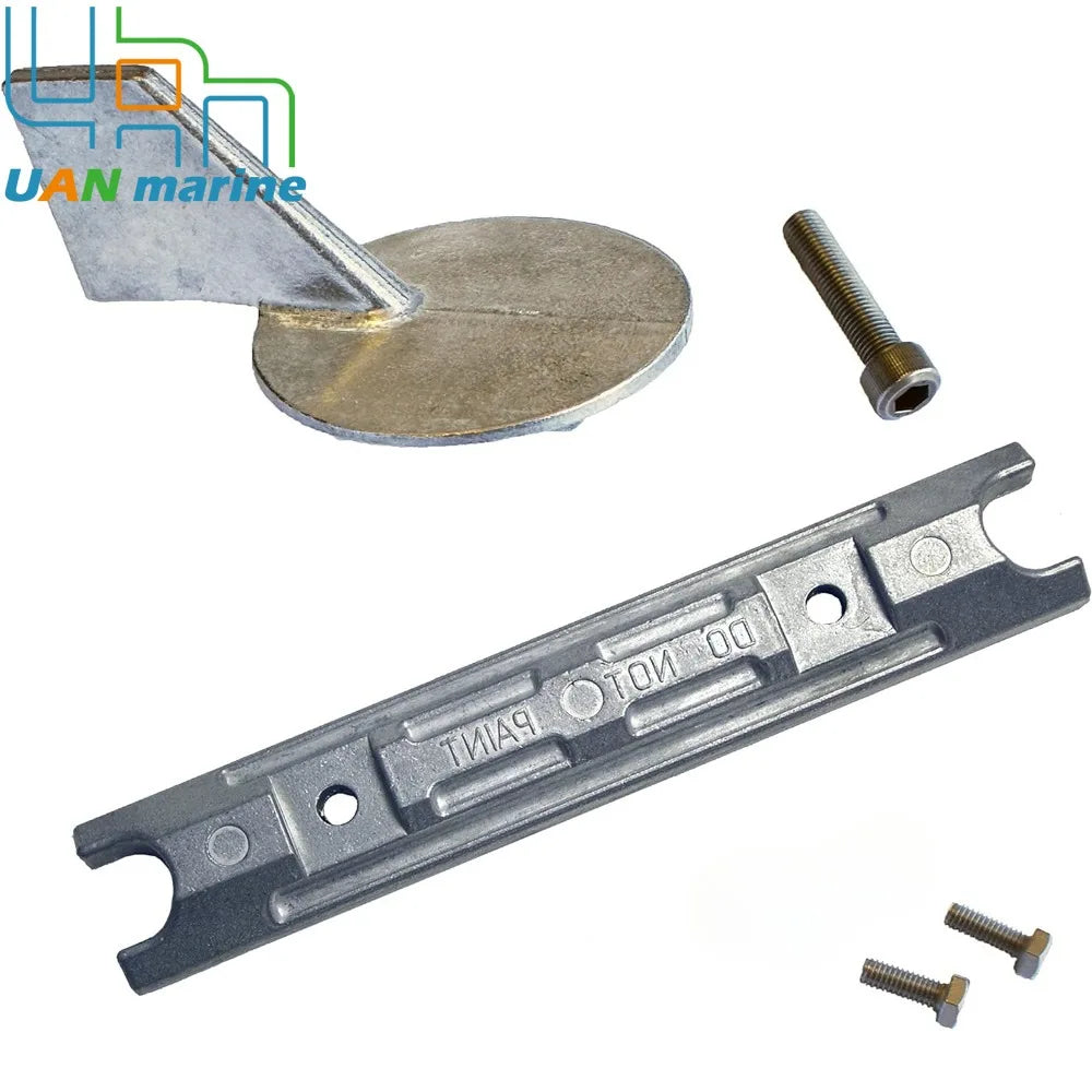 Marine LLC Zinc Anode Kit for Yamaha 60-90HP Aluminum Alloy Kit Includes Hardware 688-45371-02 6H1-45251-02 6H1-45251-03