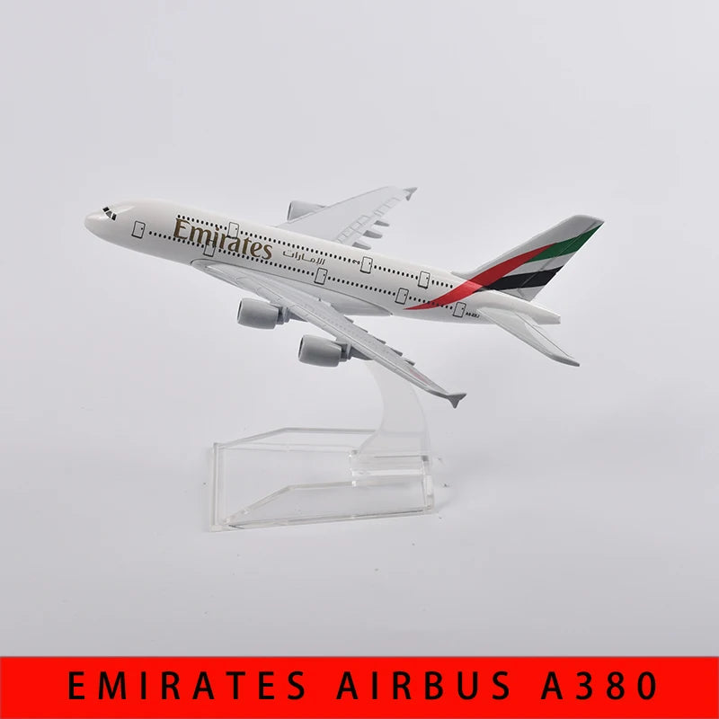 JASON TUTU United Arab Emirates Airline Airbus A380 1:400 Diecast Model  Aircraft Model Planel Airplane Collect Gifts