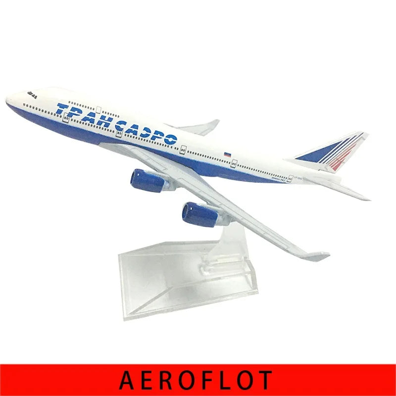 JASON TUTU Russian Airlines Siberia S7 Airplane Model Aeroflot Airbus 320 Aircraft Diecast Model Metal 1/400 Scale Plane Toy