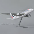 1:250 Scale Model Plane Toy Airbus A380 Aerobus Air France Airliner Aircraft Miniature Replica Airplane