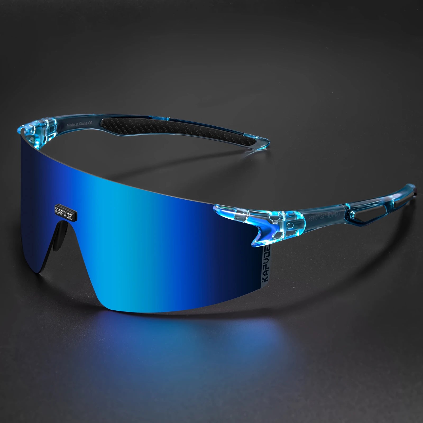 Kapvoe UV400 Fashion Sunglasses Men MTB Bike Cycling Glasses Eyewear Women Bike Outdoor Sports Night-riding glasses for racing