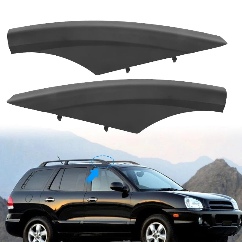 1/2/4pcs Car Roof Rack Cover Luggage Bar Rail End Shell For Hyundai Santa Fe Santafe 2002 2003 2004 2005 2006 Roof Rack Cover