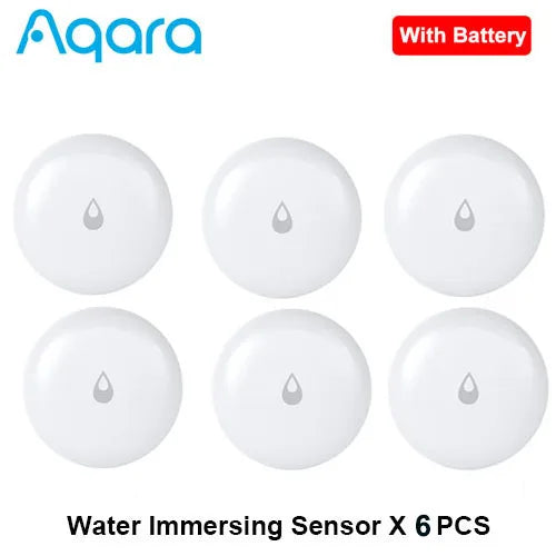 Aqara IP67 Water Leak Sensor Zigbee Immersing Flood Detector Alarm Security Soaking Sensors Work With Homekit Mi Home