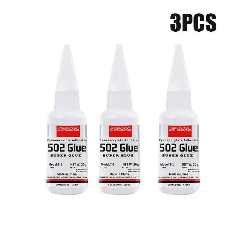 502 Super Glue Special For Shoes Repair Instant Quick Dry Strong Adhesive Sneakers Leather Shoe Rubber Sole Repair Glue