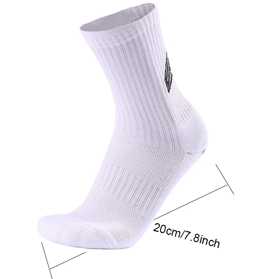 3/6/9 Pairs Mens Womens Anti Slip Grip Running Hiking Non Slip Grip Socks Towel Bottom Breathable Shockproof Sports